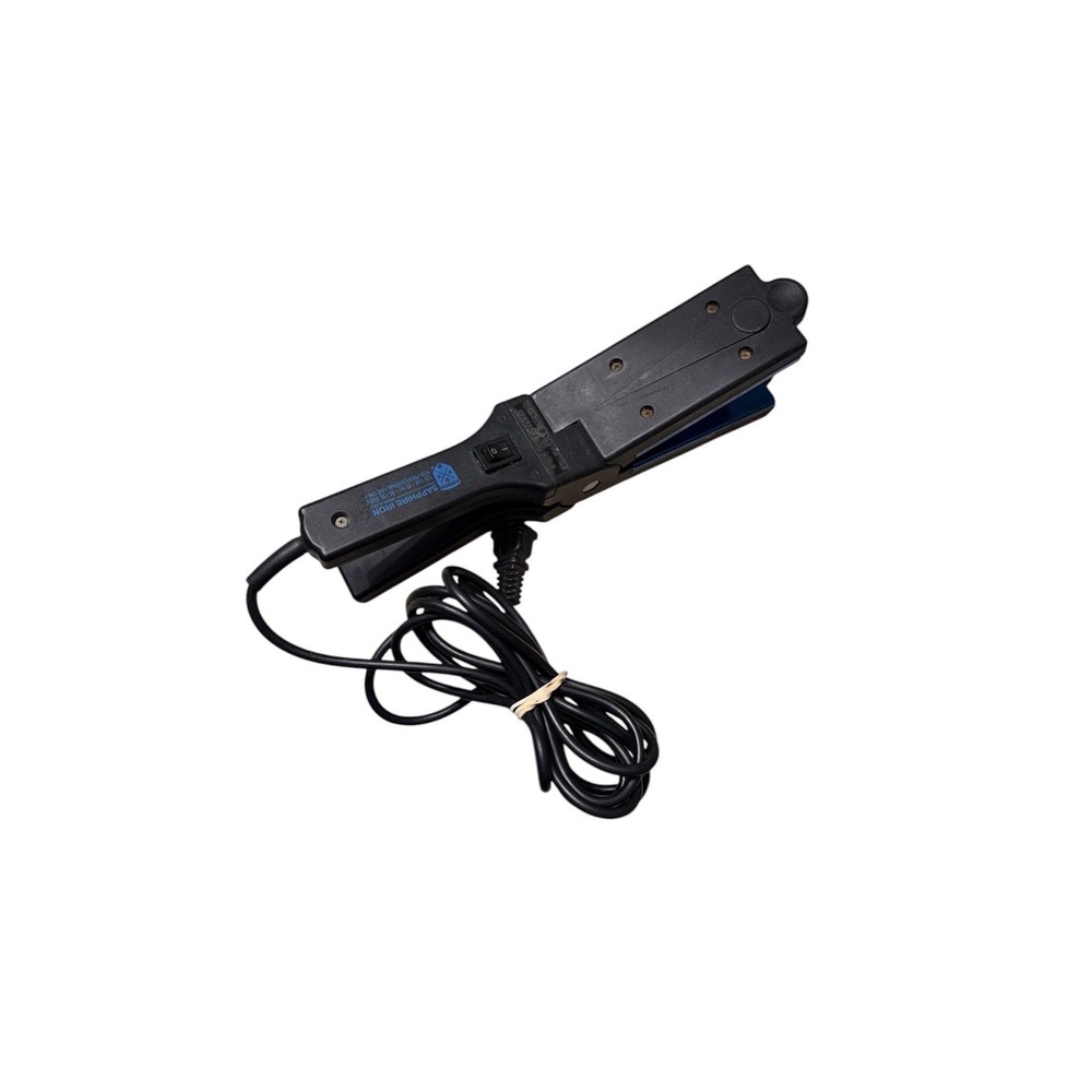 Solano Sapphire Professional Flat Iron Model #210 Made In Italy 100-240V READ